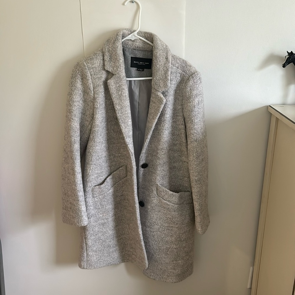 Wool Cocoon Coat